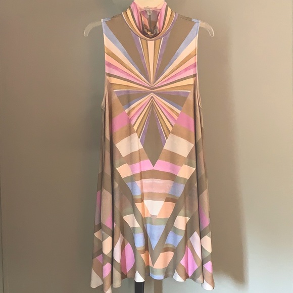Mara Hoffman Prism Turtleneck Swing Dress Size M - Picture 7 of 10